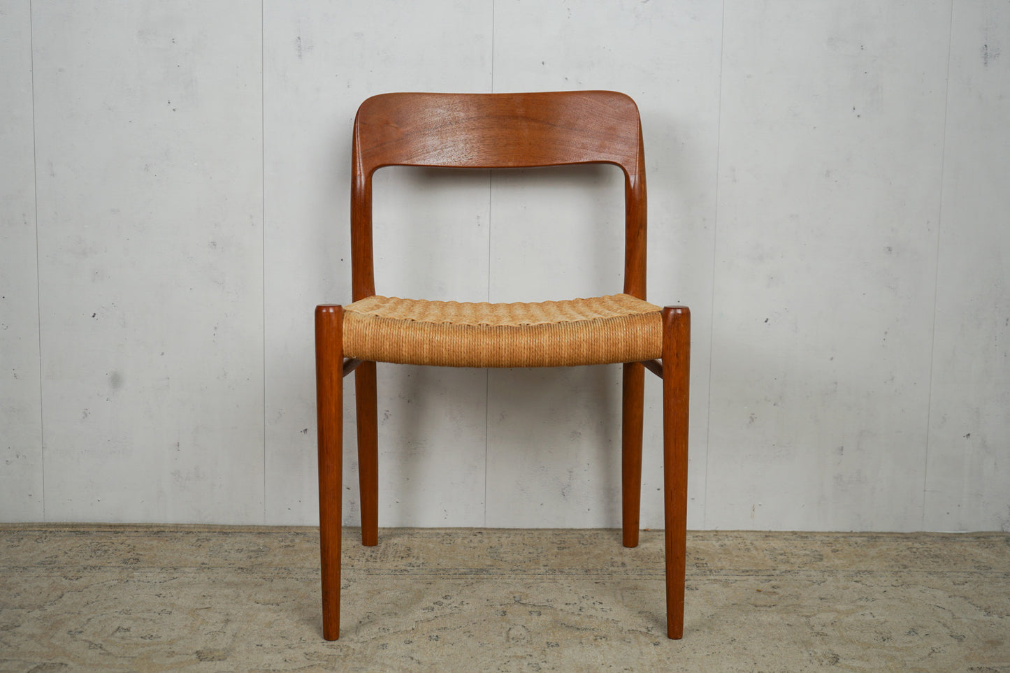 1 of 6 Niels Otto Møller Model 75 Teak Dining Chair Mid Century