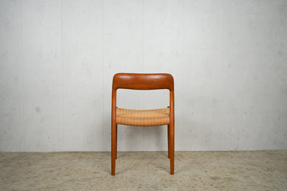 1 of 6 Niels Otto Møller Model 75 Teak Dining Chair Mid Century