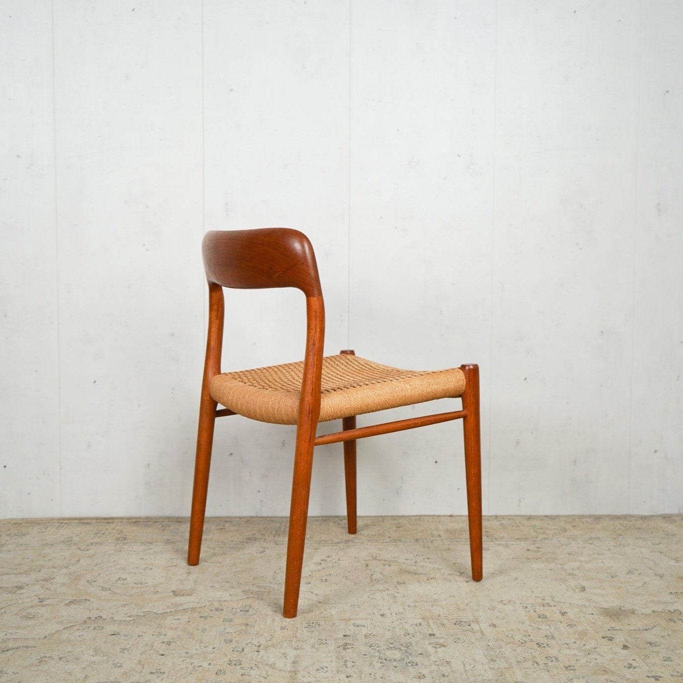 1 of 6 Niels Otto Møller Model 75 Teak Dining Chair Mid Century