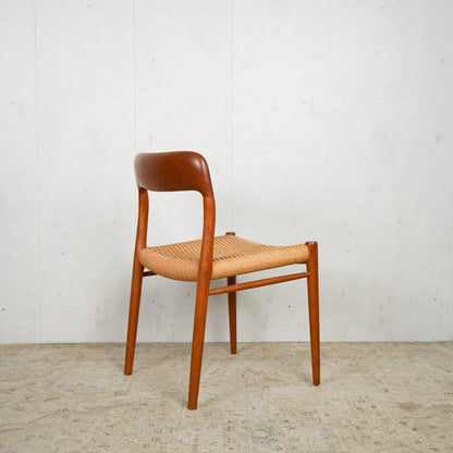 1 of 6 Niels Otto Møller Model 75 Teak Dining Chair Mid Century