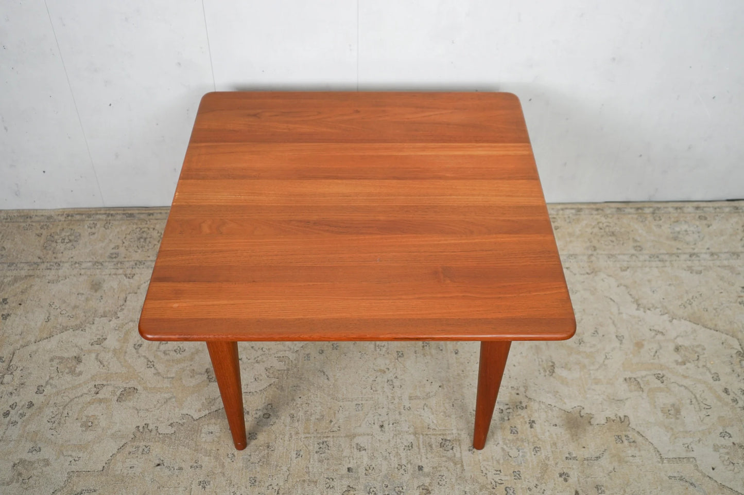 Teak Couchtisch von Mikael Laursen 80 x 80 cm Vintage Vintage