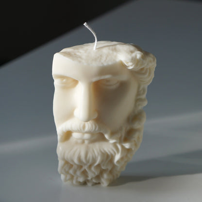 Handmade designer candle Zeus