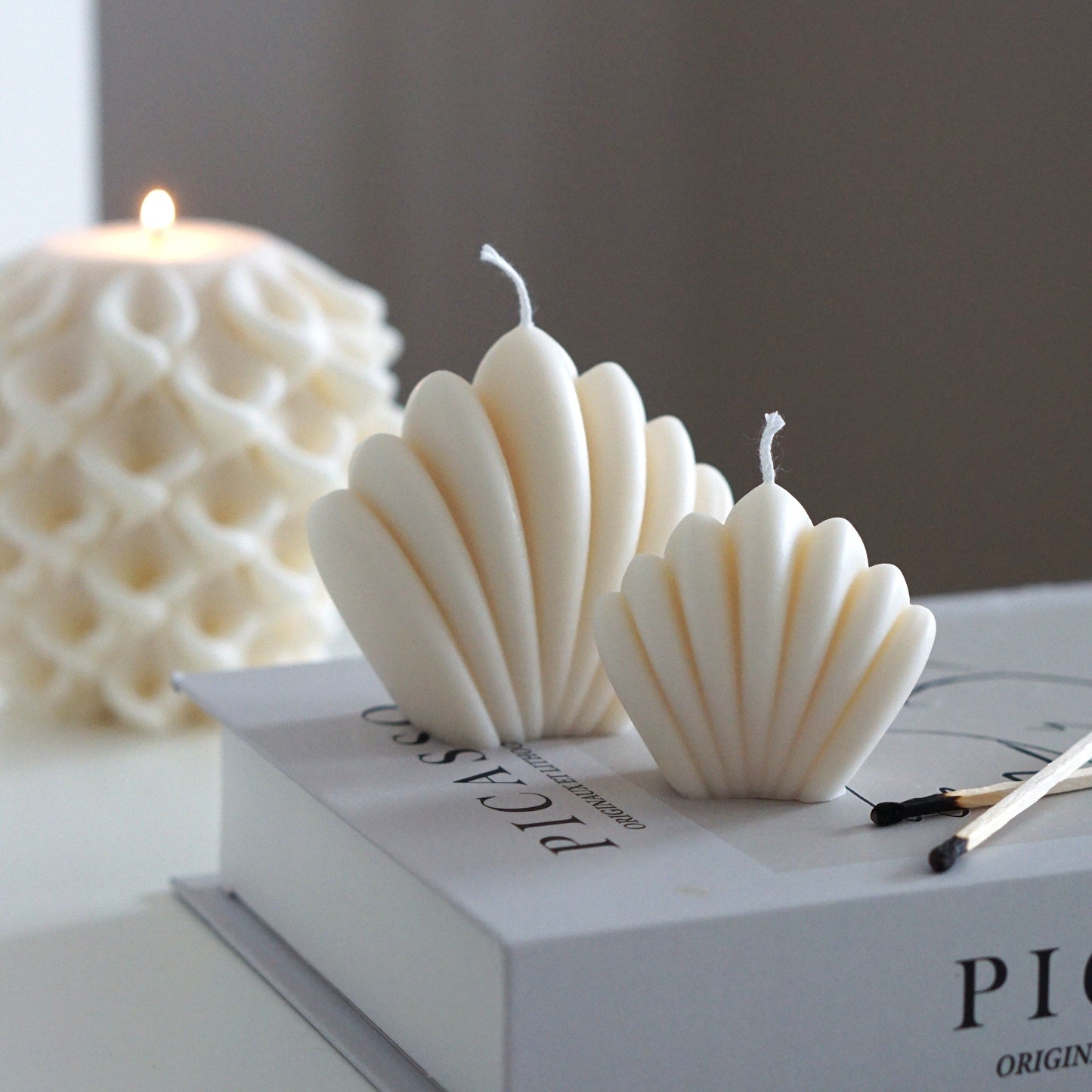 Handmade design candle shell