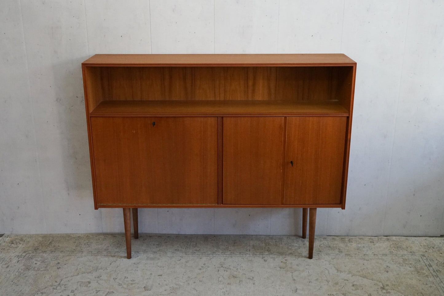 Teak Sideboard Barschrank Highboard Dänisch Vintage Mid Century