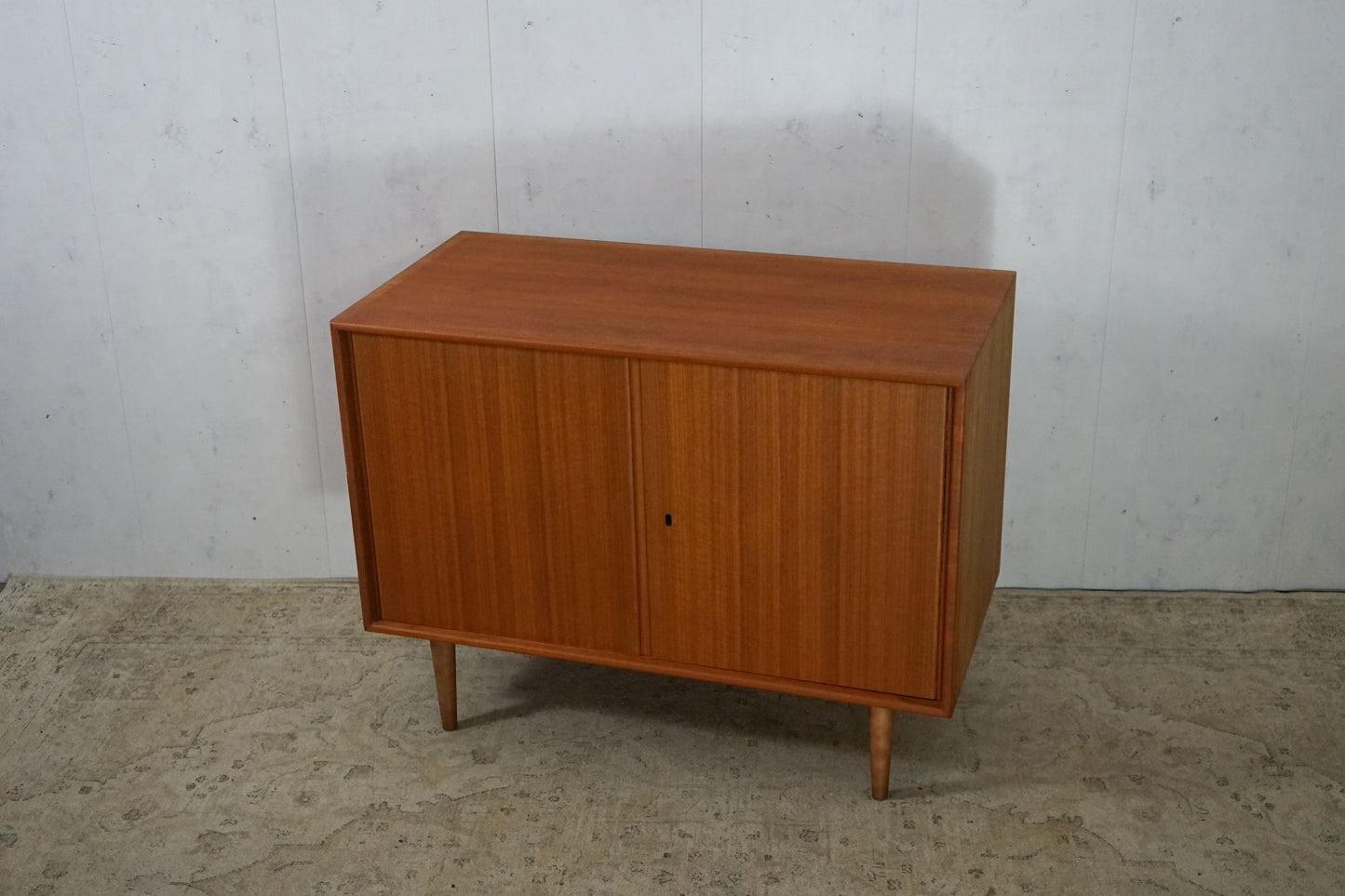 Commode buffet en teck danois Mid Century 100cm vintage