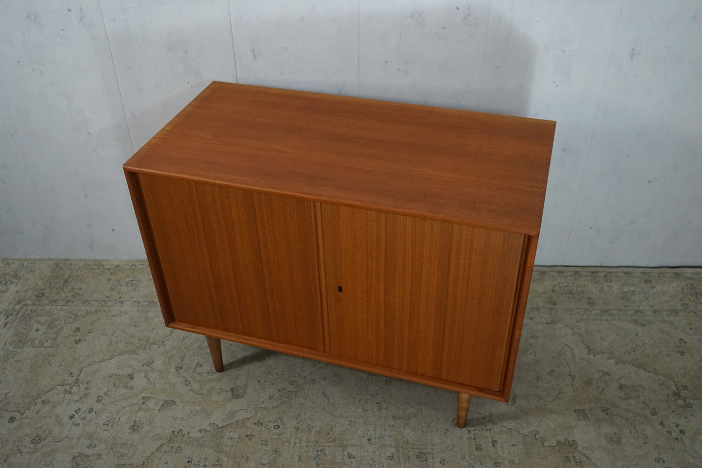 Commode buffet en teck danois Mid Century 100cm vintage