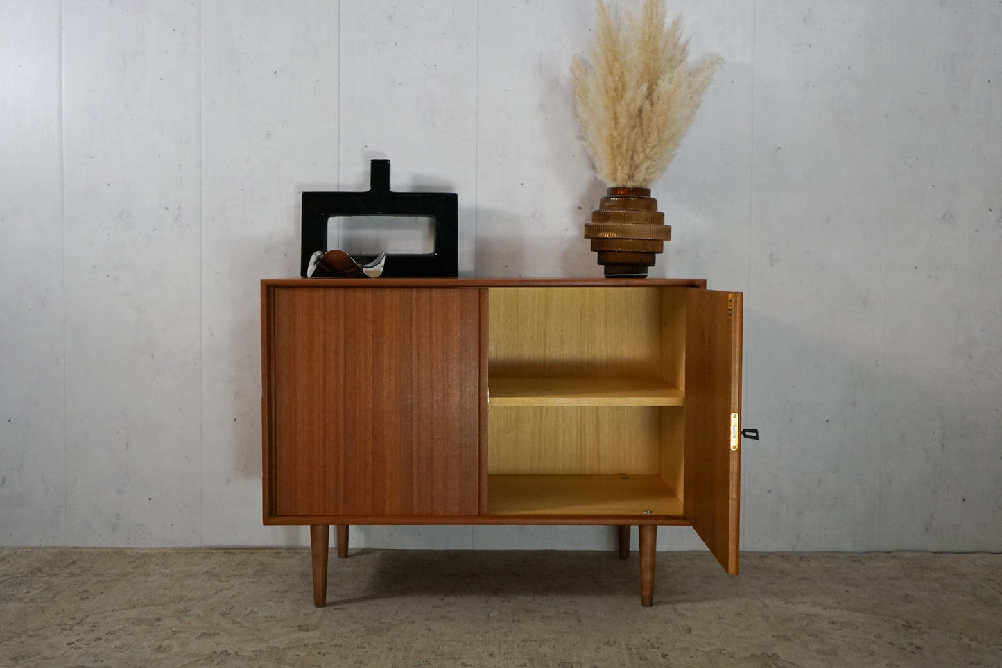 Teak Sideboard Chest of Drawers Danish Mid Century 100cm Vintage