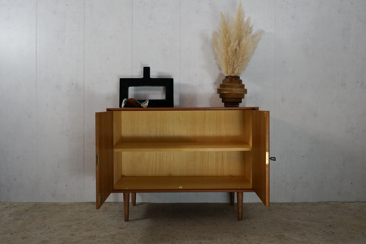 Teak Sideboard Chest of Drawers Danish Mid Century 100cm Vintage