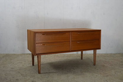 Teak Chest of Drawers Retro Danish Mid Century 110cm Vintage