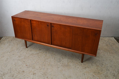 Commode buffet en teck danois Mid Century 173cm vintage