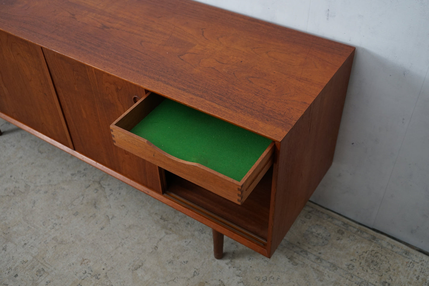 Teak Sideboard Chest of Drawers Danish Mid Century 173cm Vintage