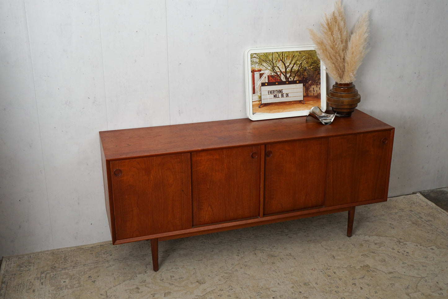 Teak Sideboard Kommode Dänisch Mid Century 173cm Vintage