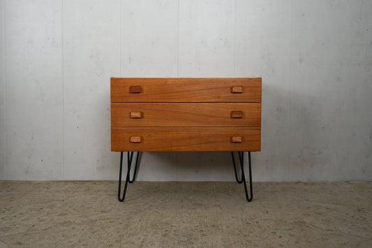 Teak chest of drawers retro Danish vintage 60s mid century