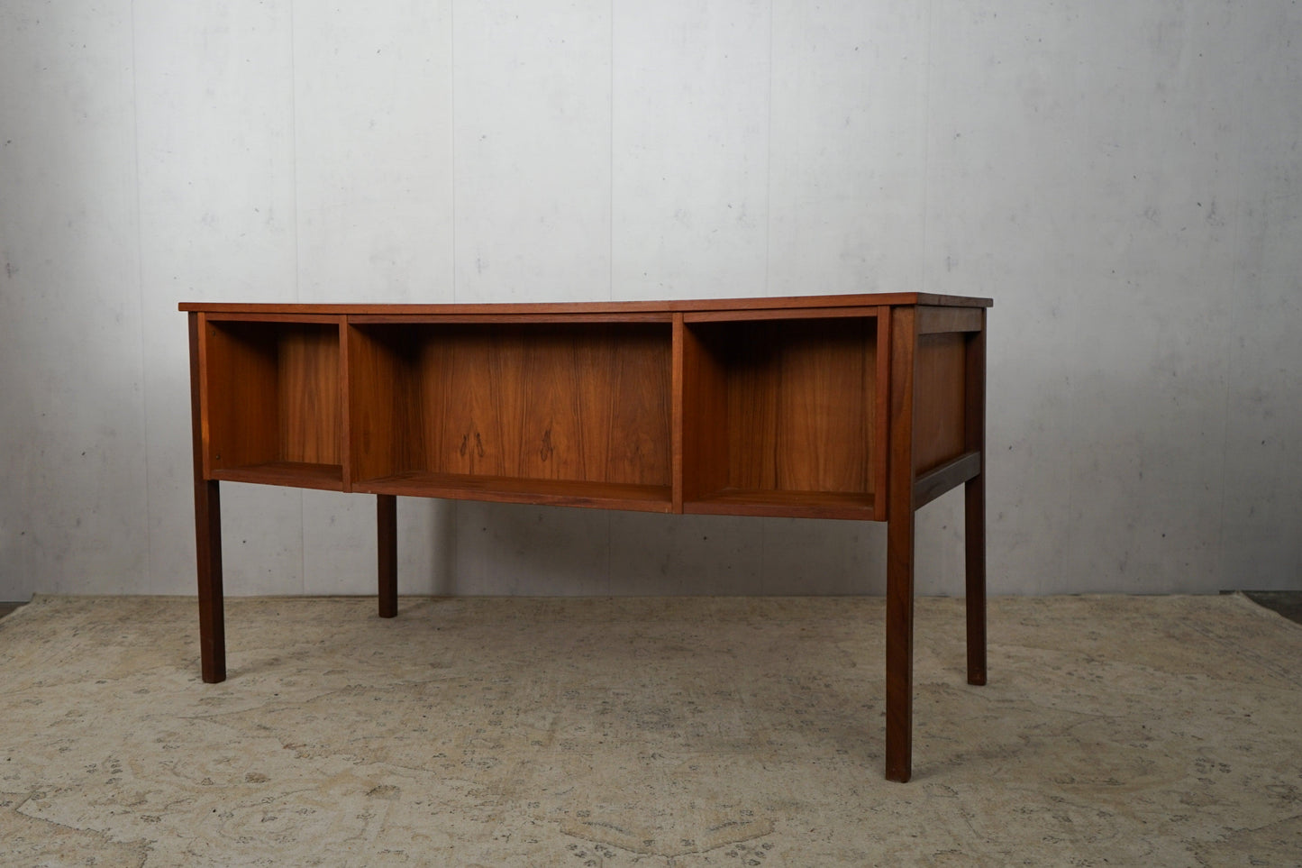 Teak Table Desk Danish Vintage 60s Mid Century