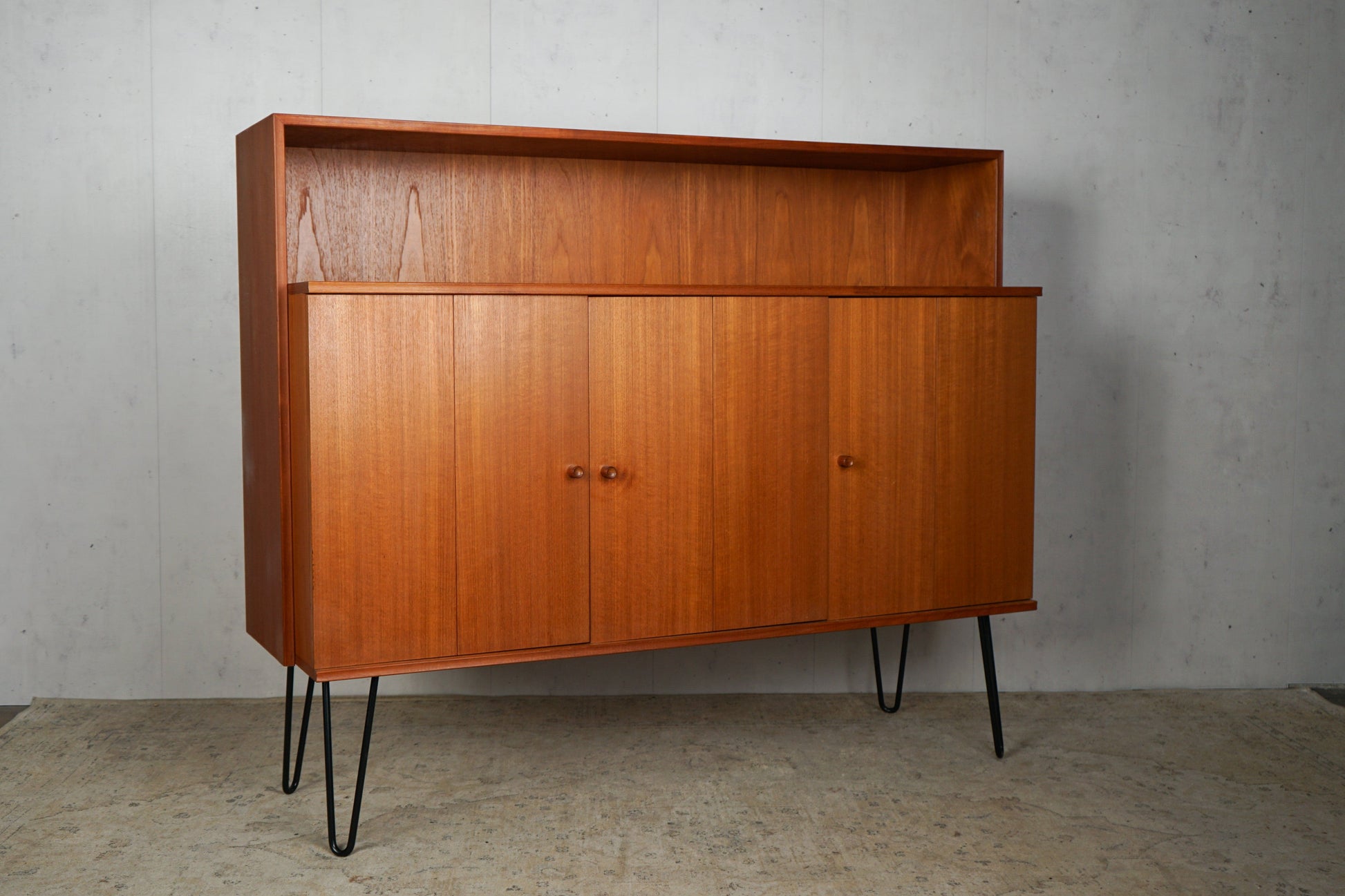 Teak Highboard Sideboard Dänisch Vintage 60er Mid Century - 2nd home