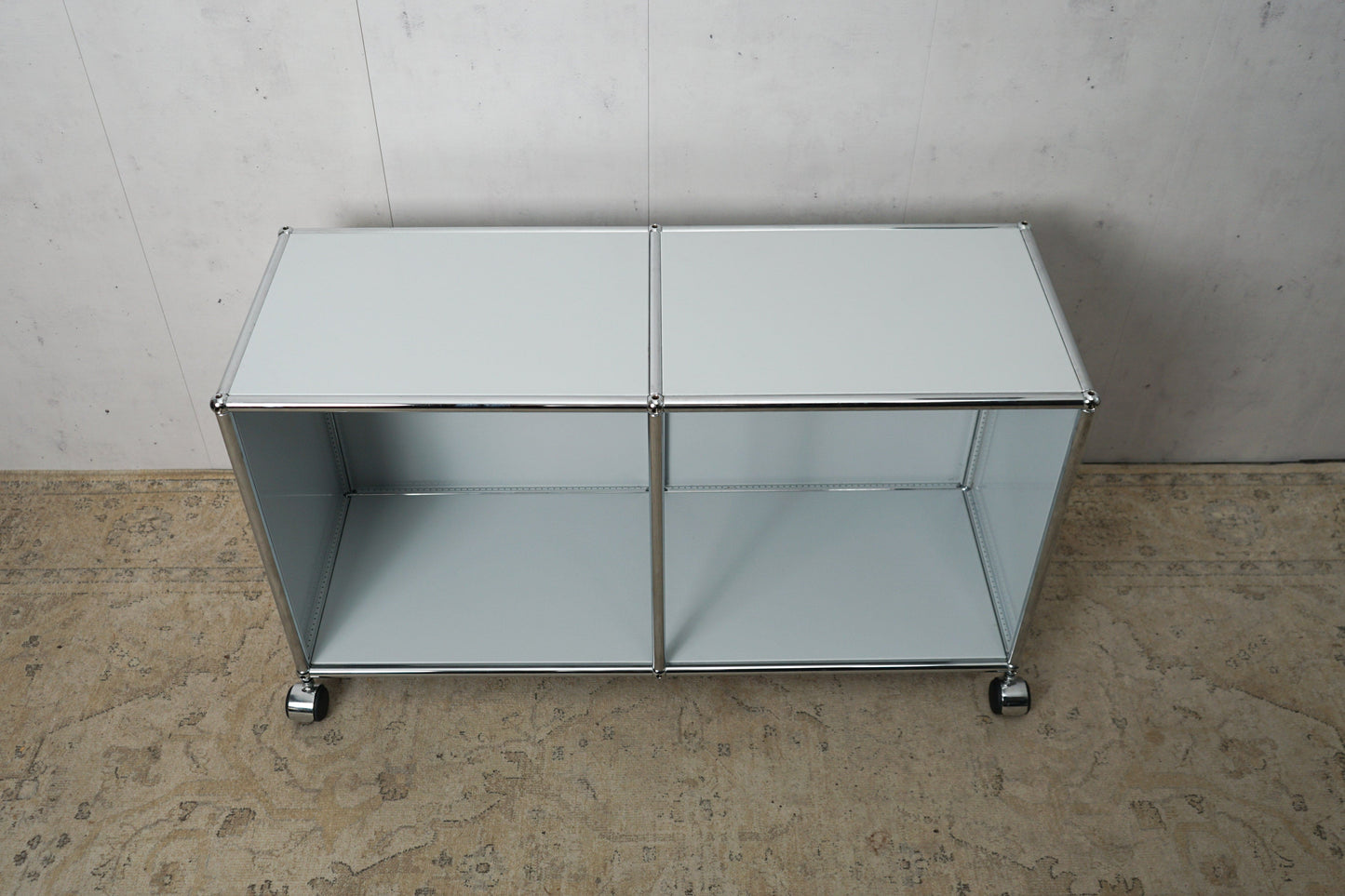 USM Haller Vinyl Sideboard Light Grey