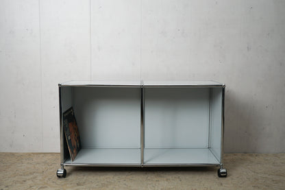 USM Haller Vinyl Sideboard Light Grey