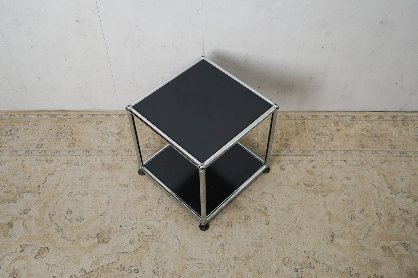 USM Haller side table graphite black