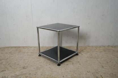 USM Haller side table graphite black