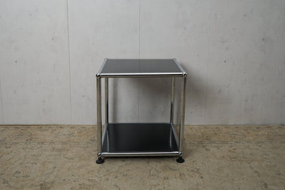 USM Haller side table graphite black