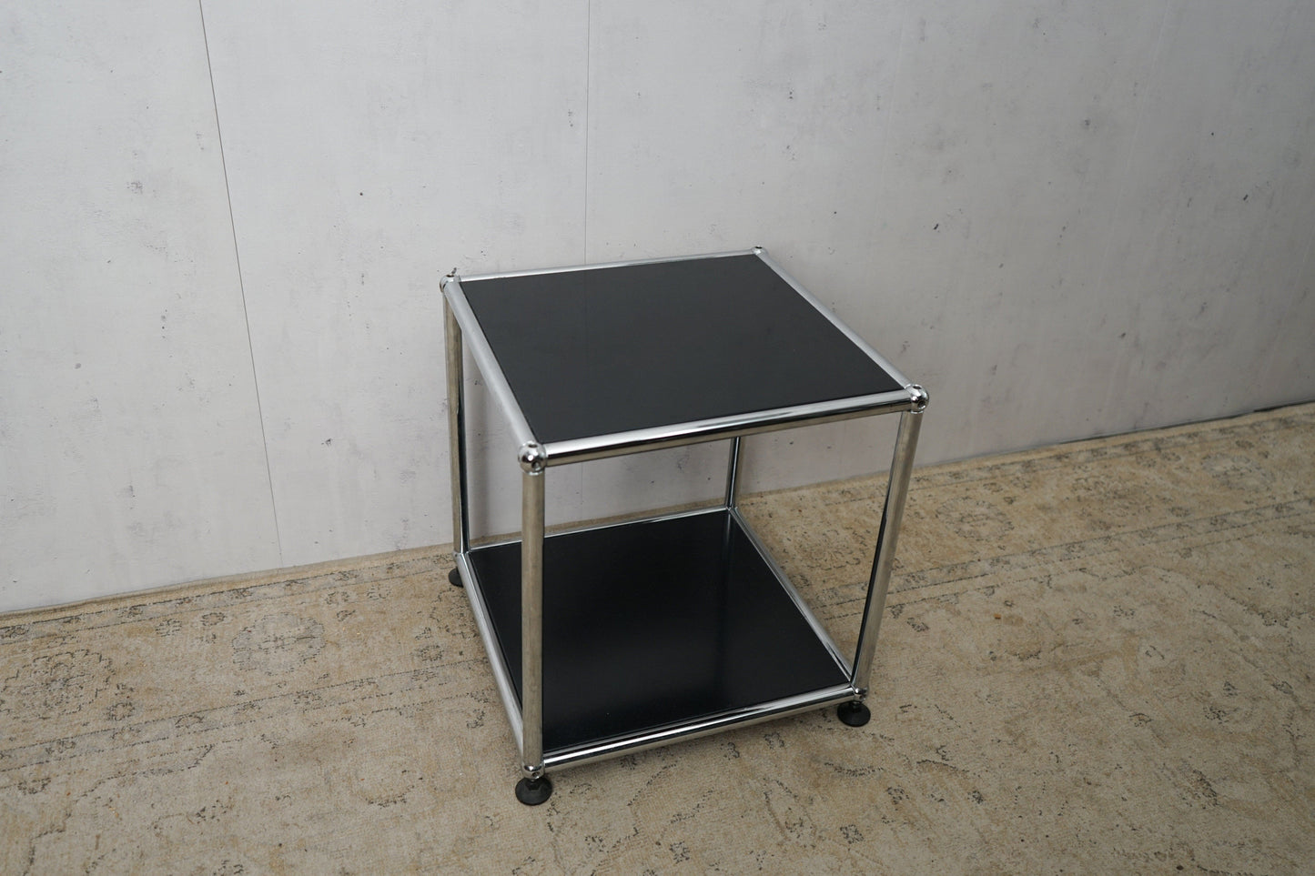 USM Haller side table graphite black