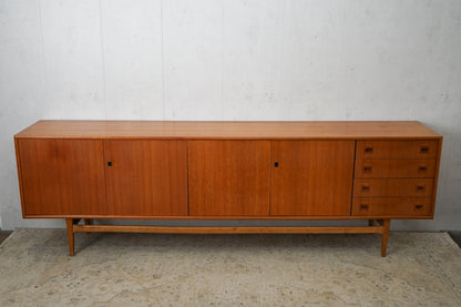 XXL Vintage Teak Sideboard Danish 60s Mid Century