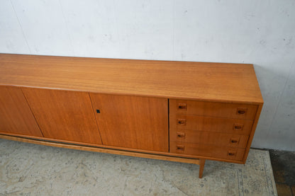 XXL Vintage Teak Sideboard Danish 60s Mid Century