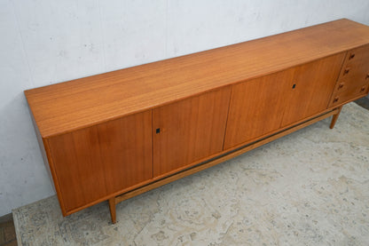 XXL Vintage Teak Sideboard Danish 60s Mid Century