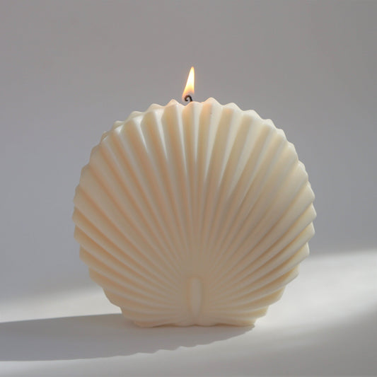 Handmade designer candle palm leaf
