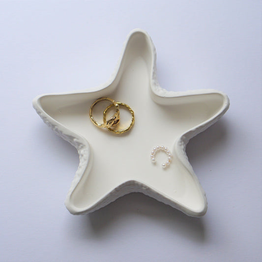 Handmade starfish jewelry bowl