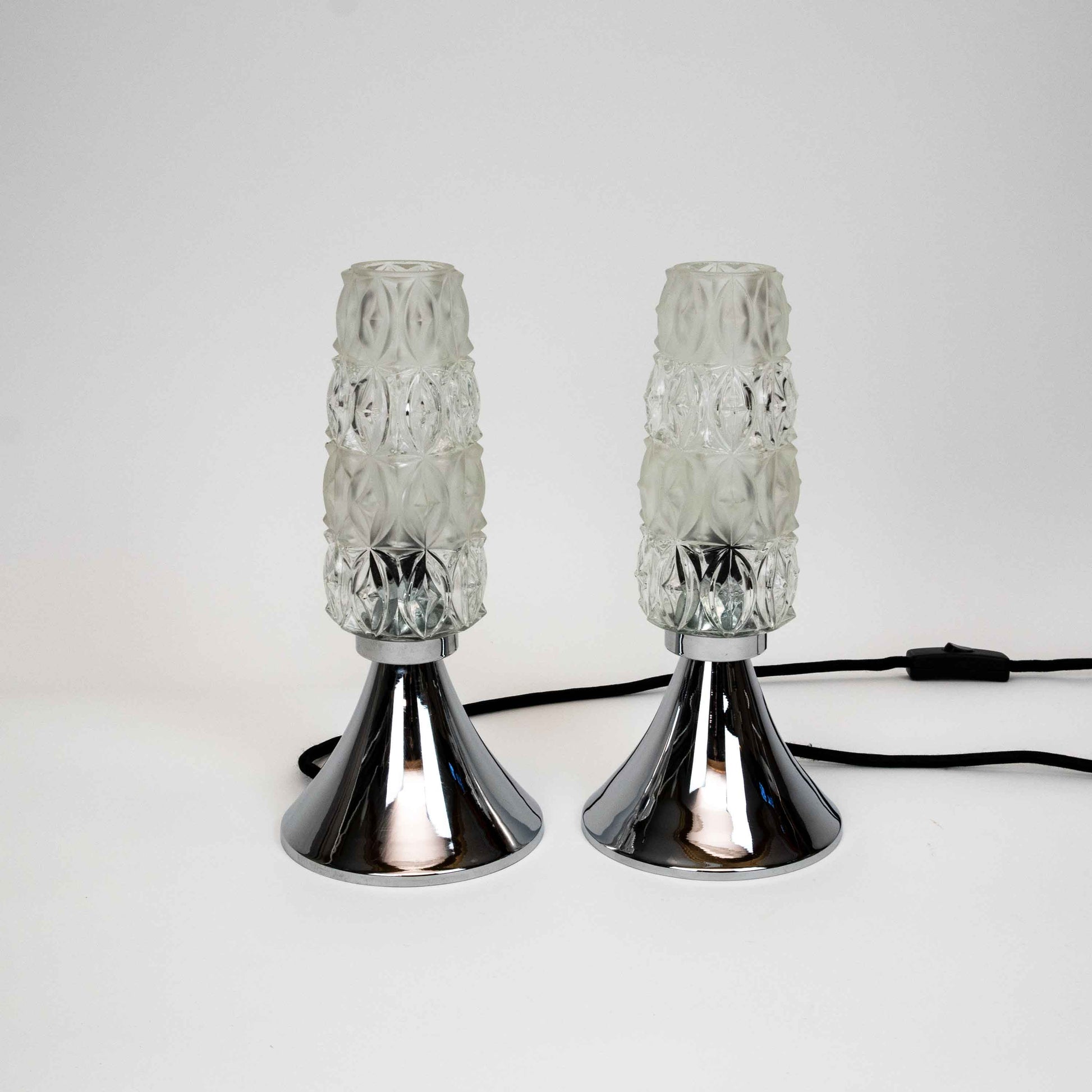 2er Set Space Age Lampe, Vorderseite