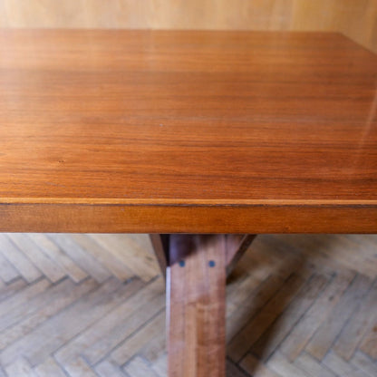 Ensemble de salle à manger exclusif en bois marron par Marco Zanuso pour Poggi Vintage