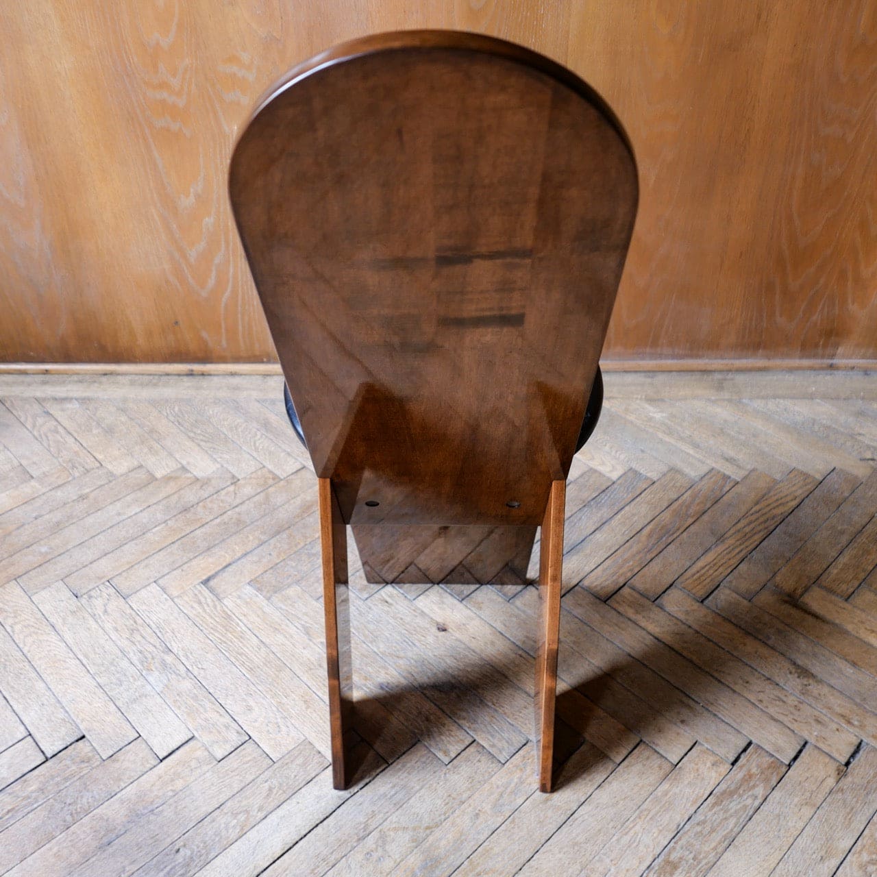 Ensemble de salle à manger exclusif en bois marron par Marco Zanuso pour Poggi Vintage