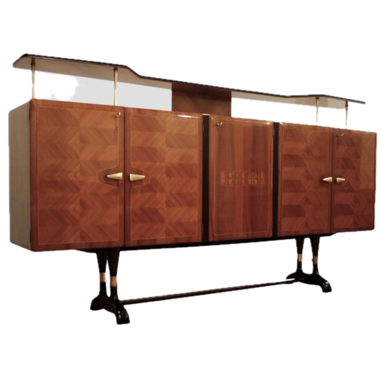 Vintage Mid-Century Sideboard Dassi | Vintage Mobile Bar Console Vittorio Dassi Cecchini