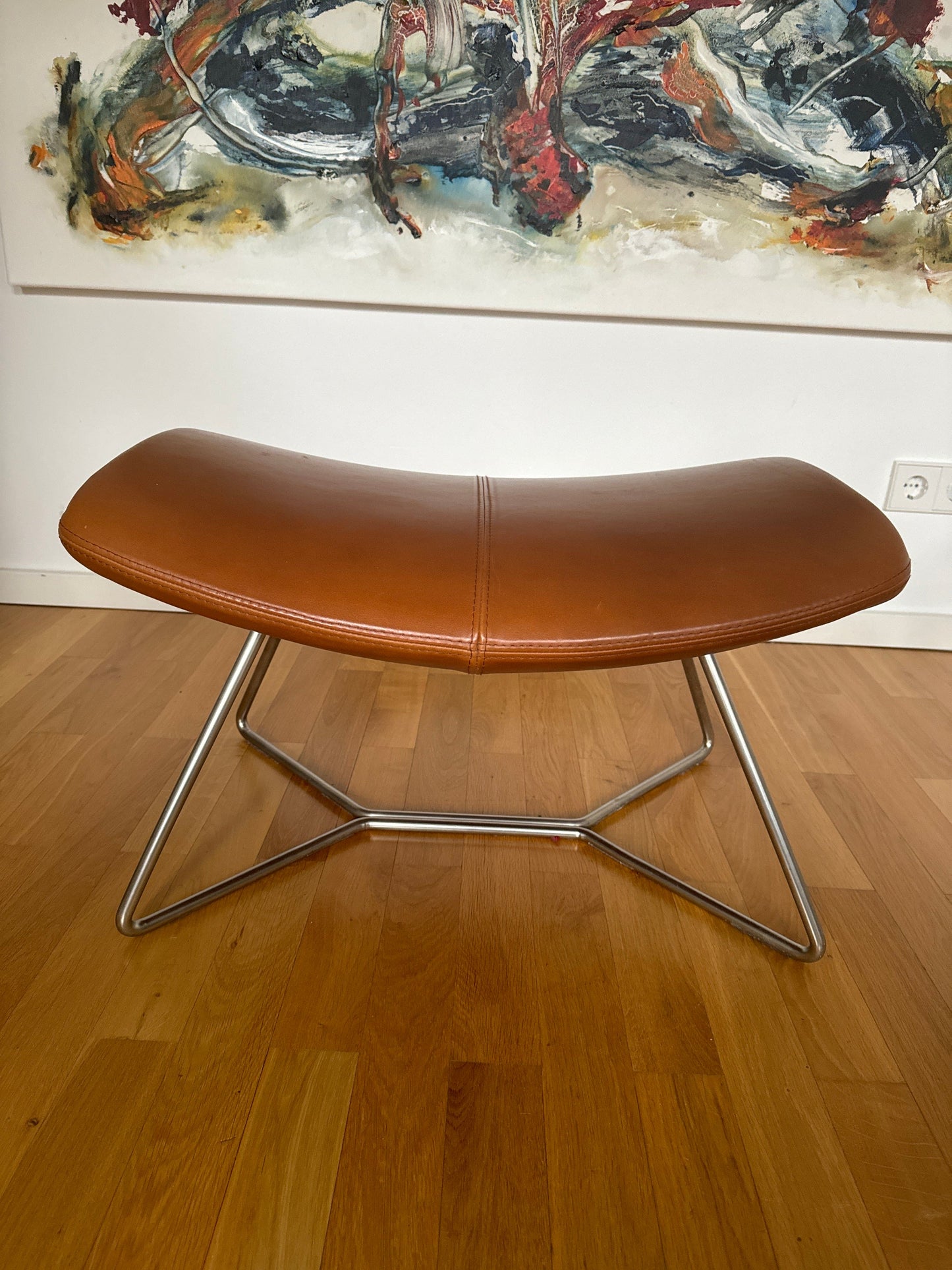 Boconcept Fußhocker Imola Leder