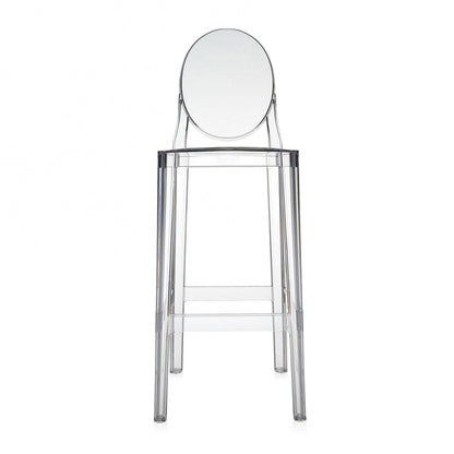 Kartell One More Bar Stool by Philippe Starck - Ghost Series 75cm new