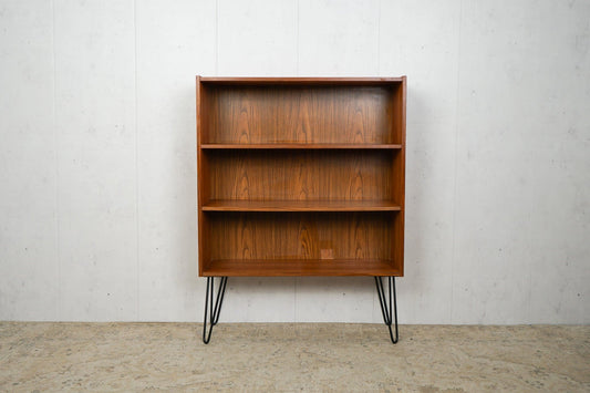 Teak Shelf Bookcase Vintage 60s Mid Century Retro Danish