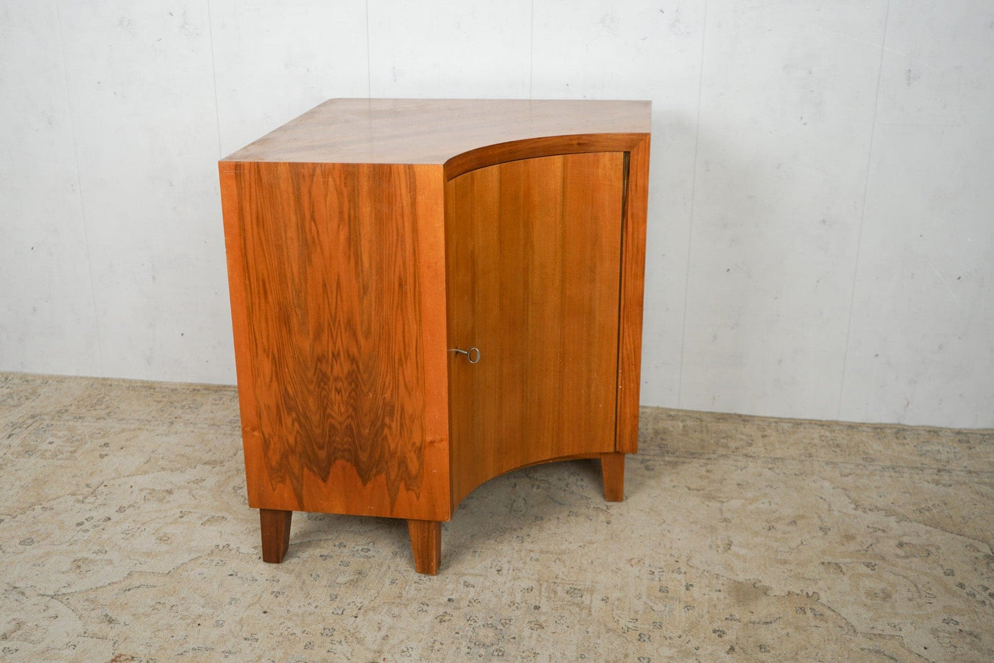 Vintage Teak Cabinet Chest of Drawers Corner Cabinet 60s Mid Century