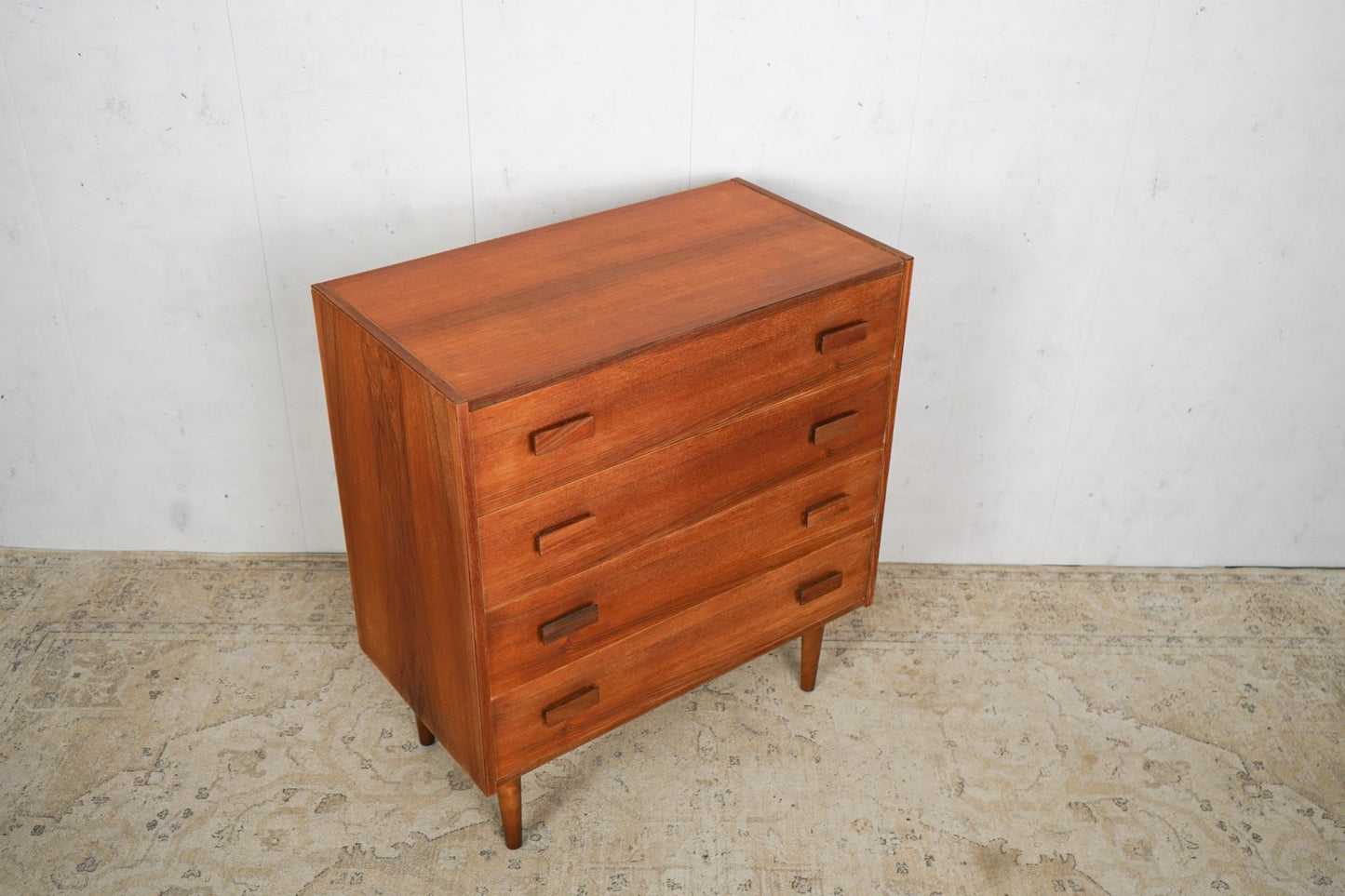 Teak Chest of Drawers 76cm, Danish, 60s Vintage