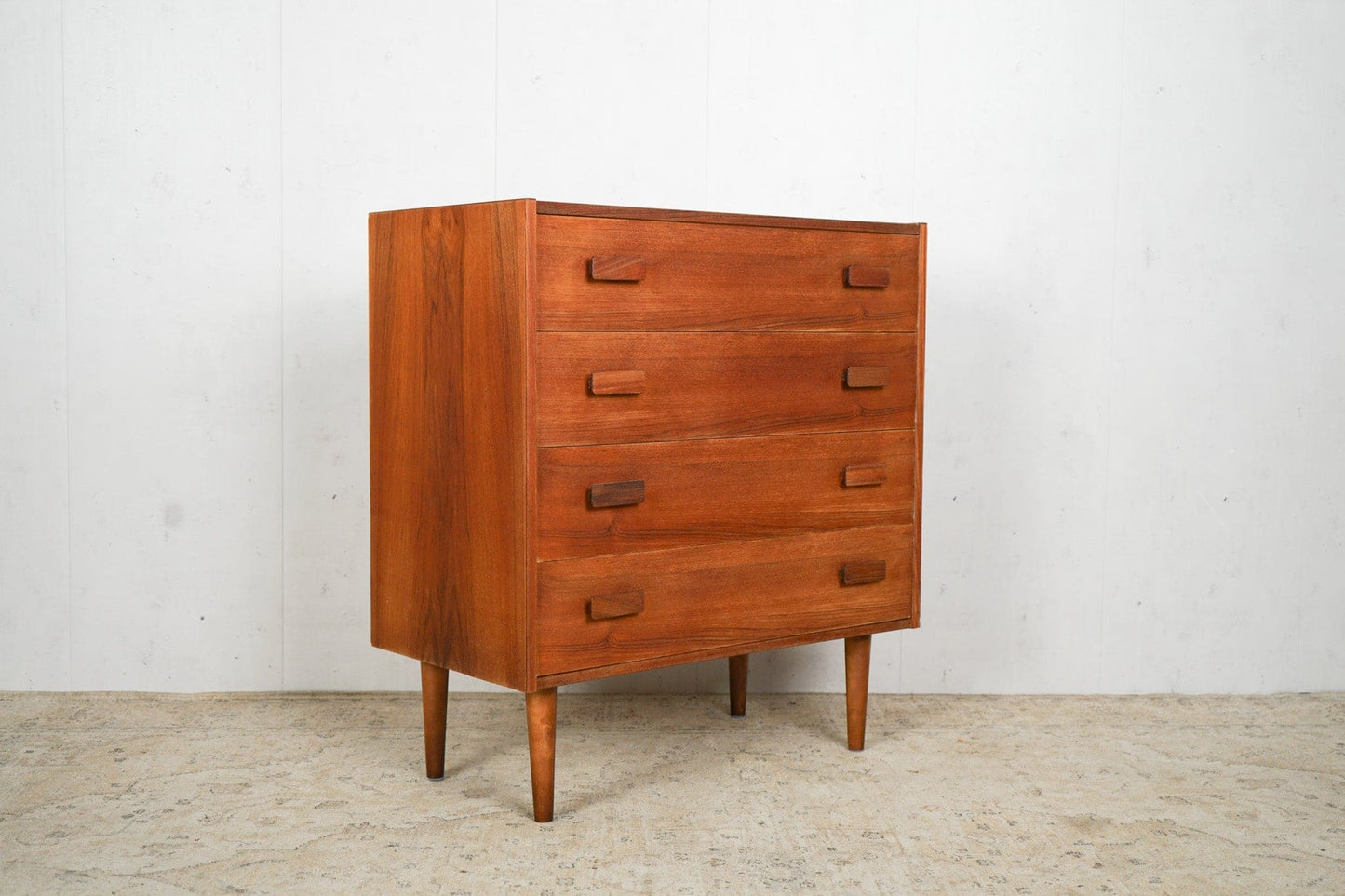 Vintage Teak Chest of Drawers Mid Century Danish