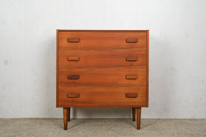 Teak Chest of Drawers 76cm, Danish, 60s Vintage