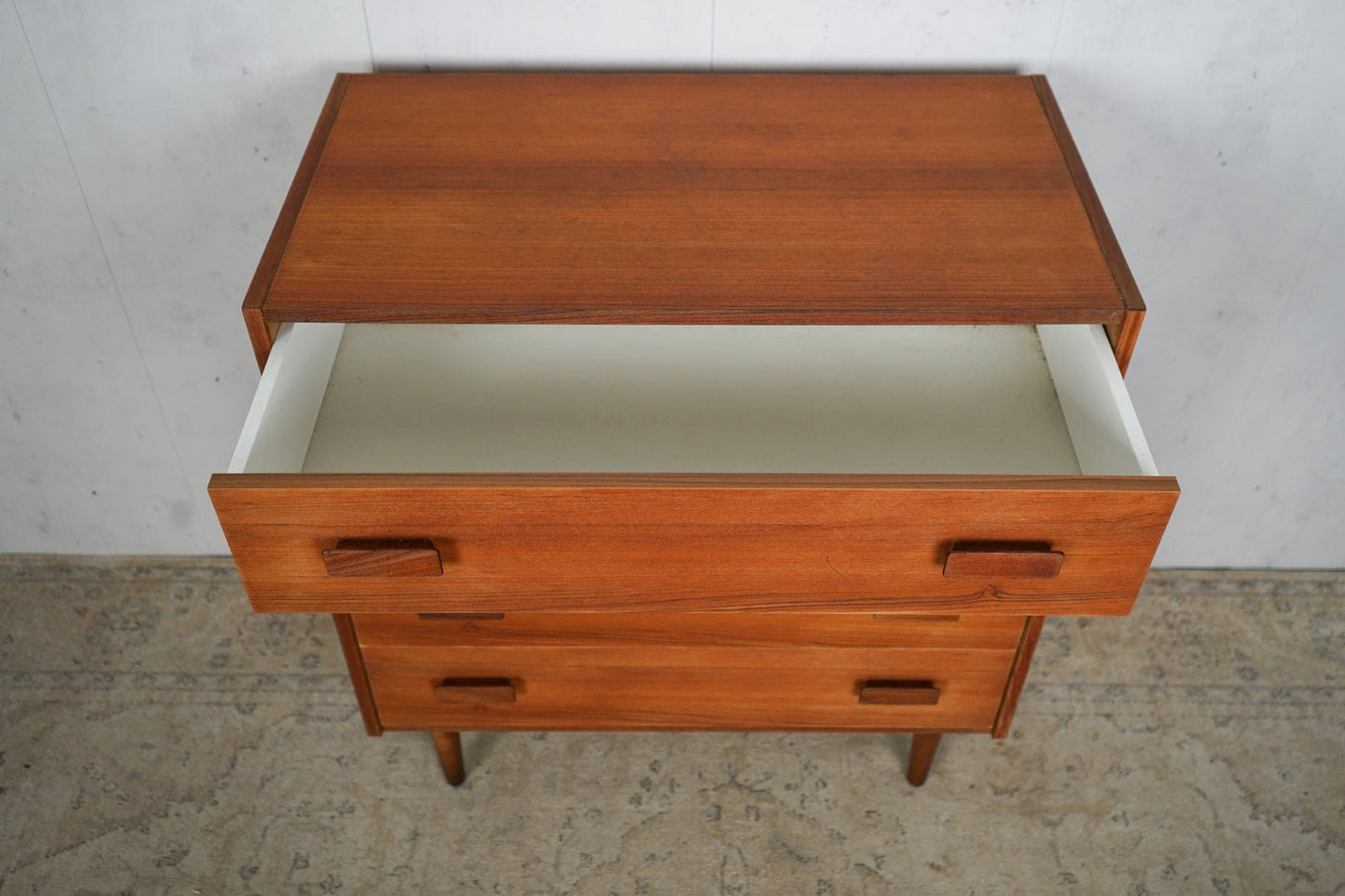 Teak Chest of Drawers 76cm, Danish, 60s Vintage