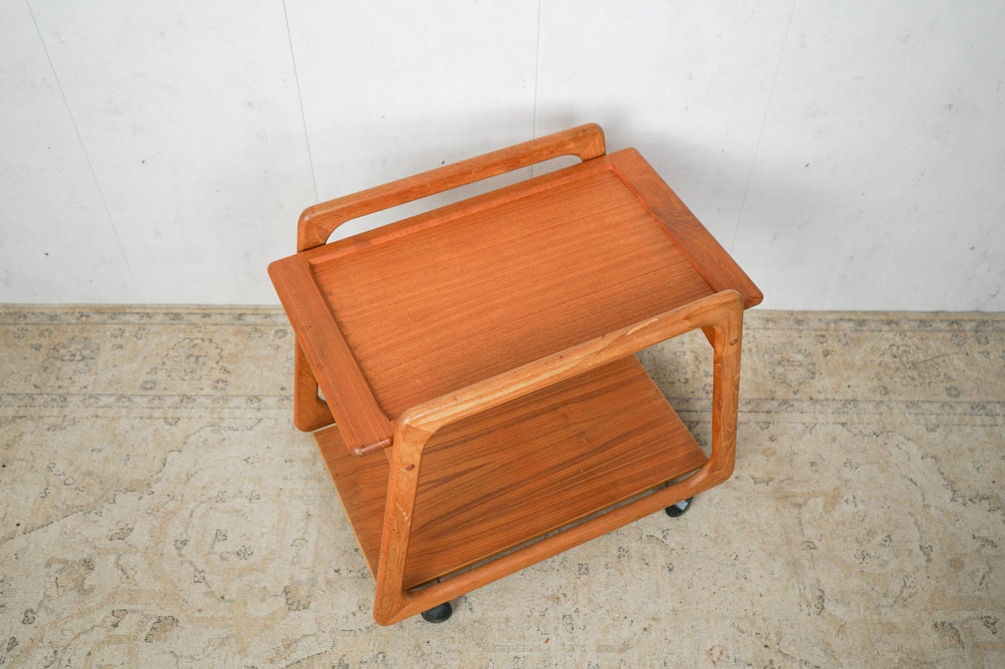 Vintage Teak Tea Cart Bar Cart Sideboard Danish 60s Mid Century