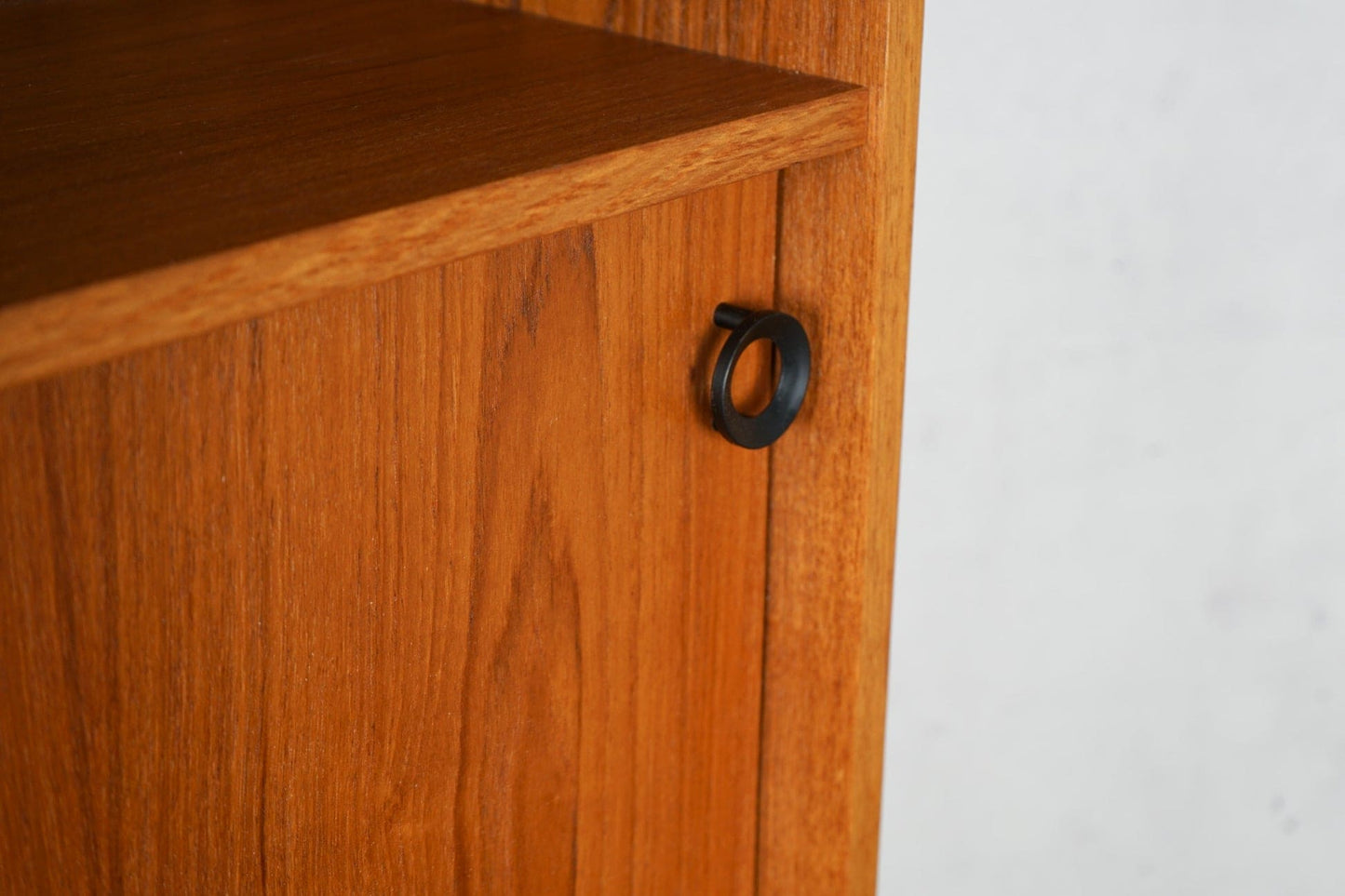 Teak Shelf Vinyl Bookcase, Danish, 60s Vintage