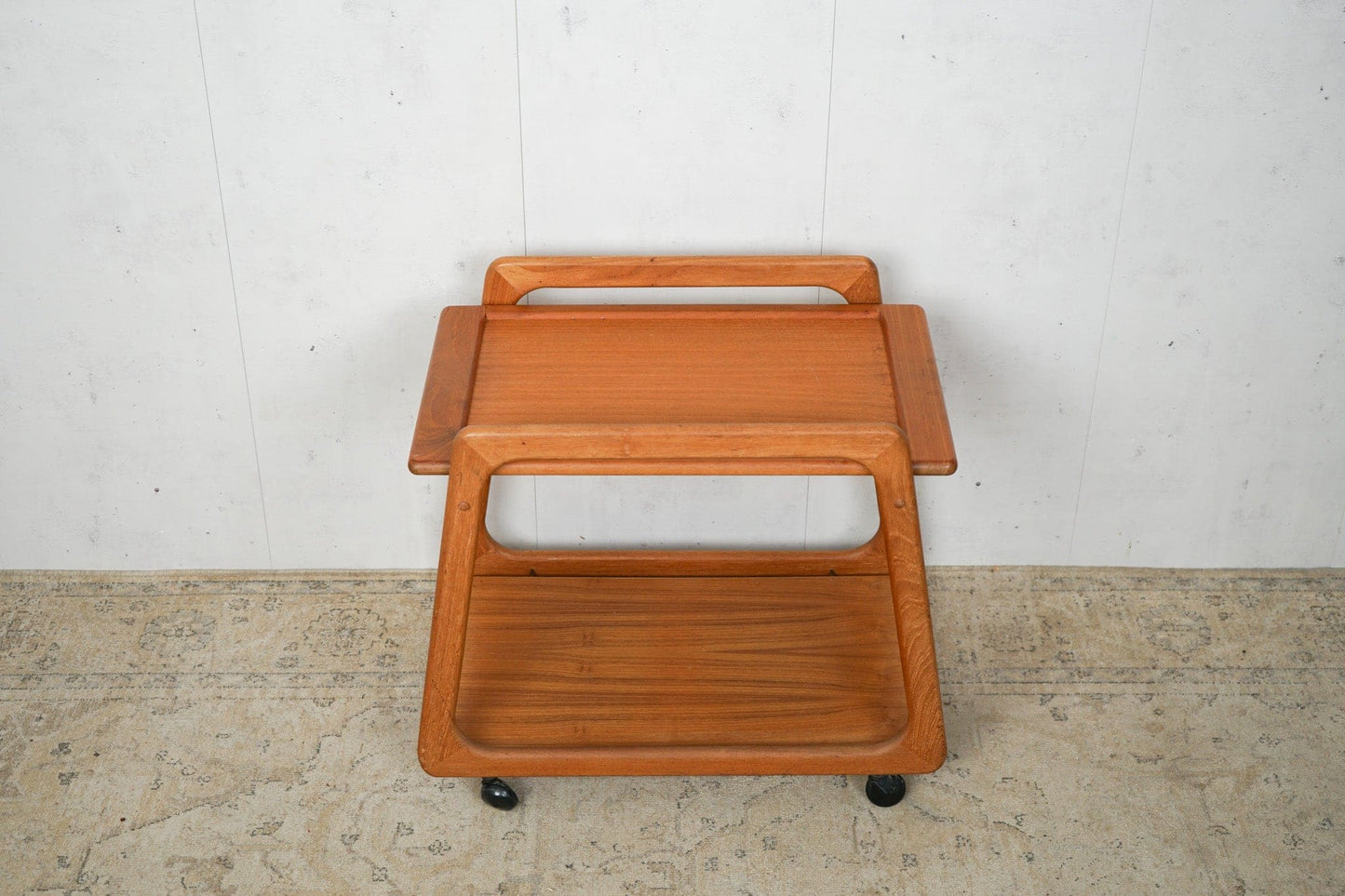 Vintage Teak Tea Cart Bar Cart Sideboard Danish 60s Mid Century