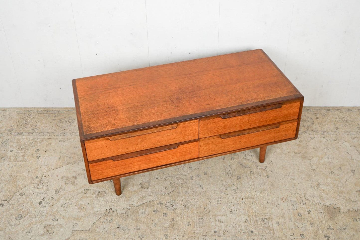 Vintage Teak Chest of Drawers Retro Danish 60s Mid Century