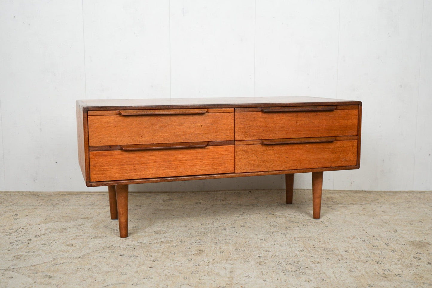 Vintage Teak Chest of Drawers Retro Danish 60s Mid Century