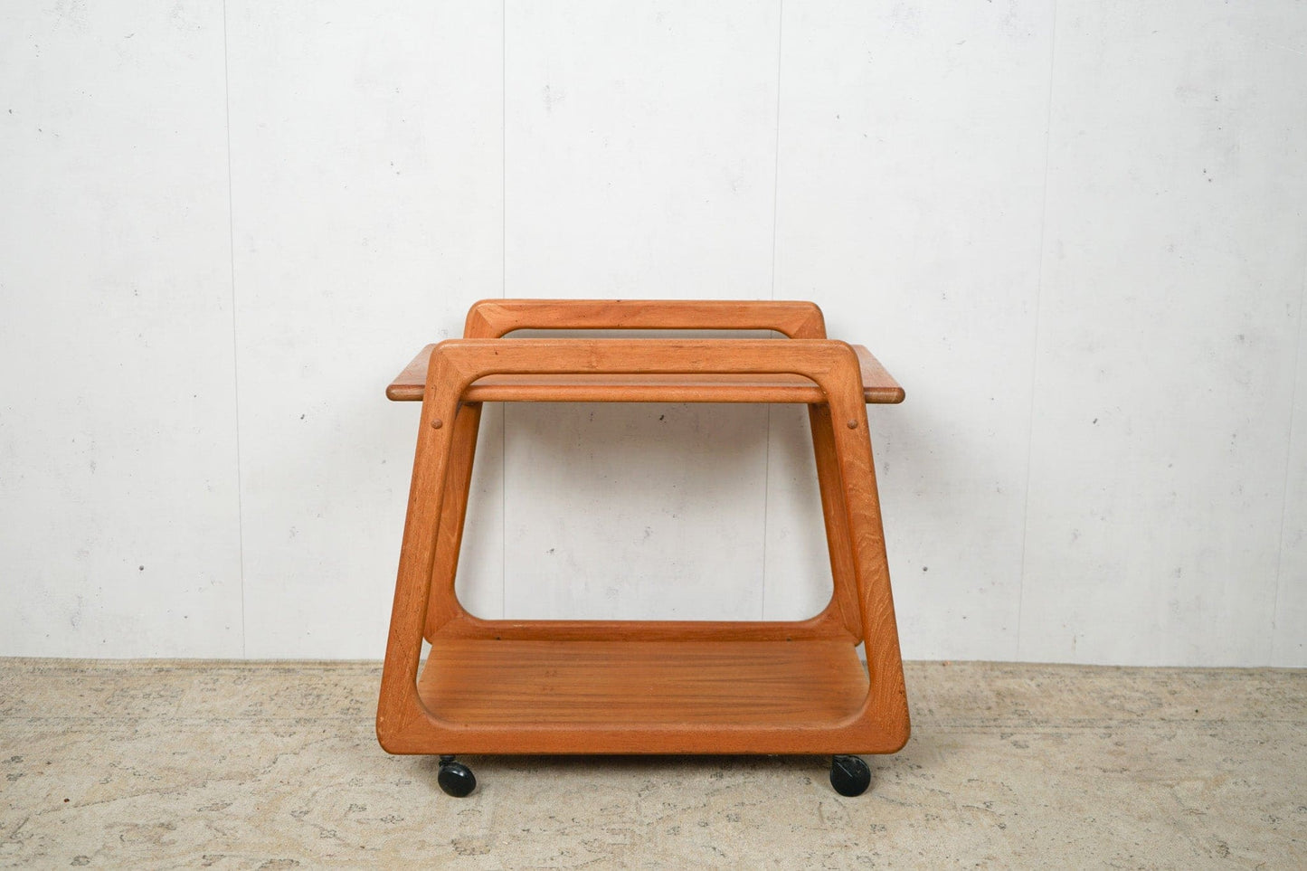 Vintage Teak Tea Cart Bar Cart Sideboard Danish 60s Mid Century