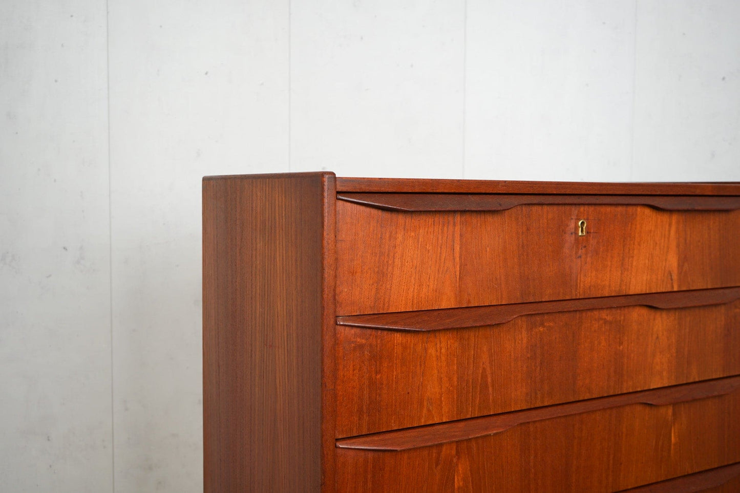 Vintage Teak Chest of Drawers Tallboy Retro Danish 60s Mid Century