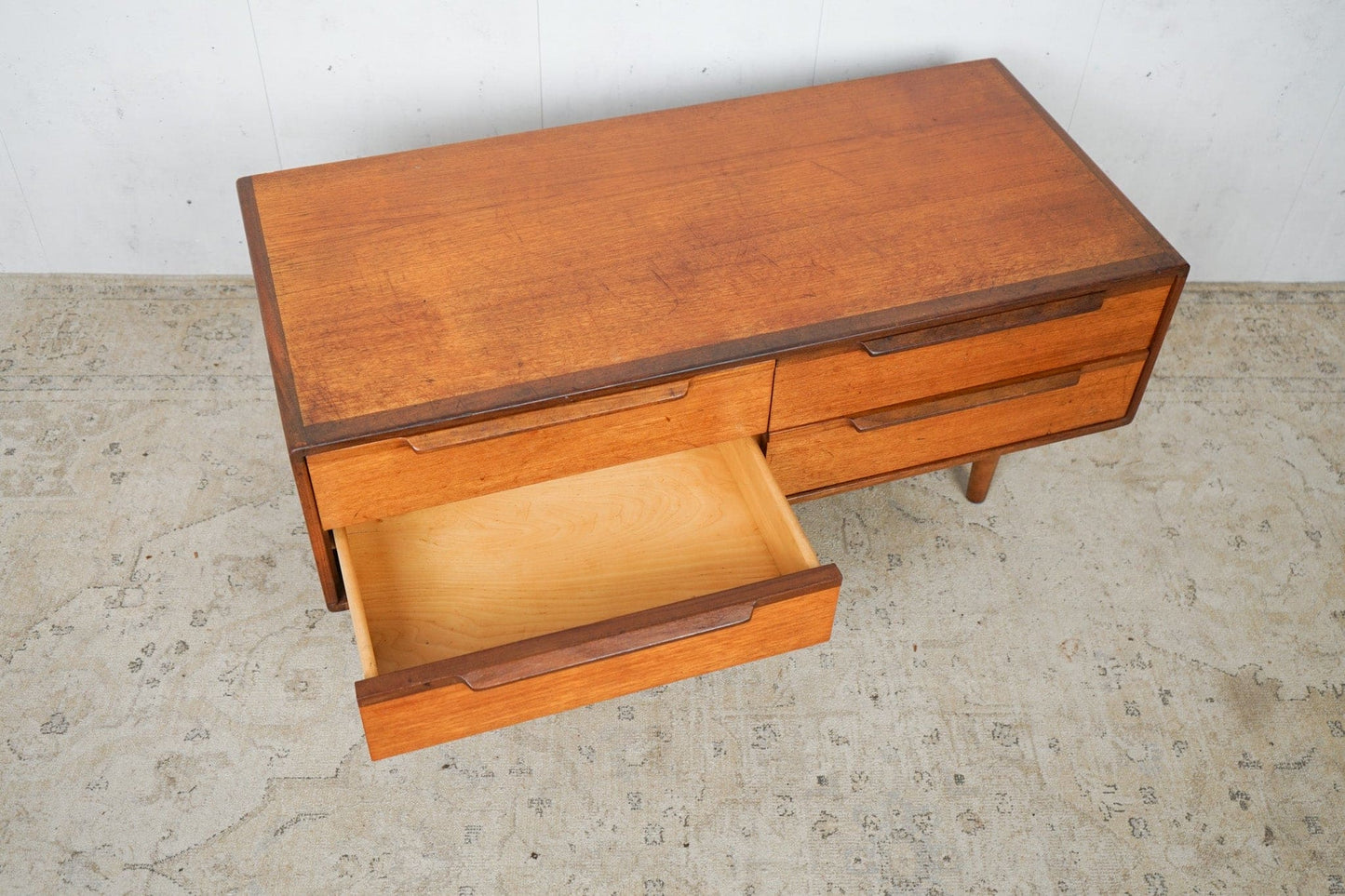 Vintage Teak Chest of Drawers Retro Danish 60s Mid Century